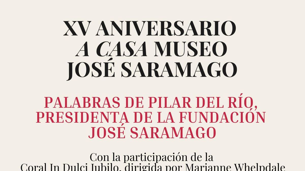 La Casa Museo José Saramago celebra su XV aniversario con una programación especial en marzo
