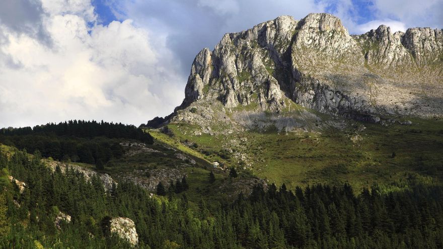 Panorámica del Parque Natural del Gorbeia.