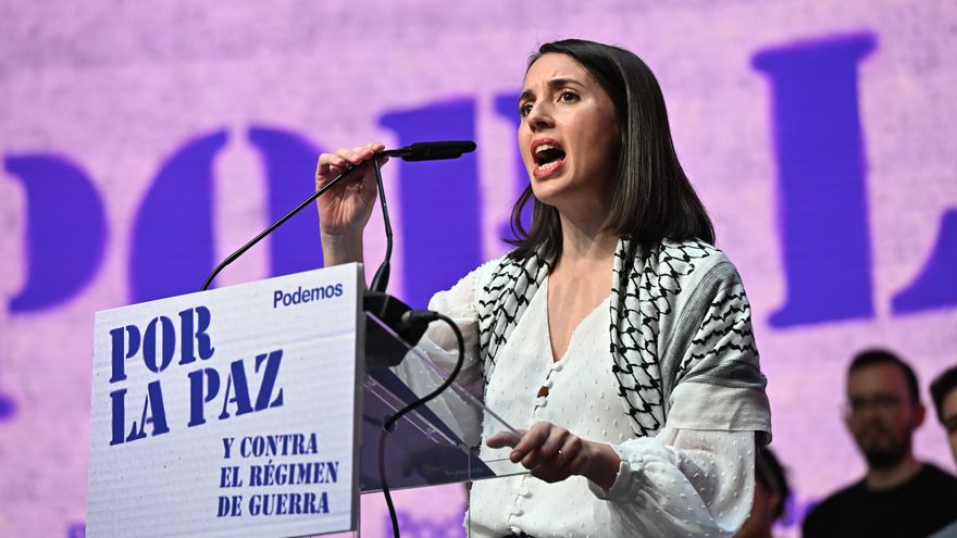 Irene Montero acepta liderar una candidatura a las generales en favor de la paz