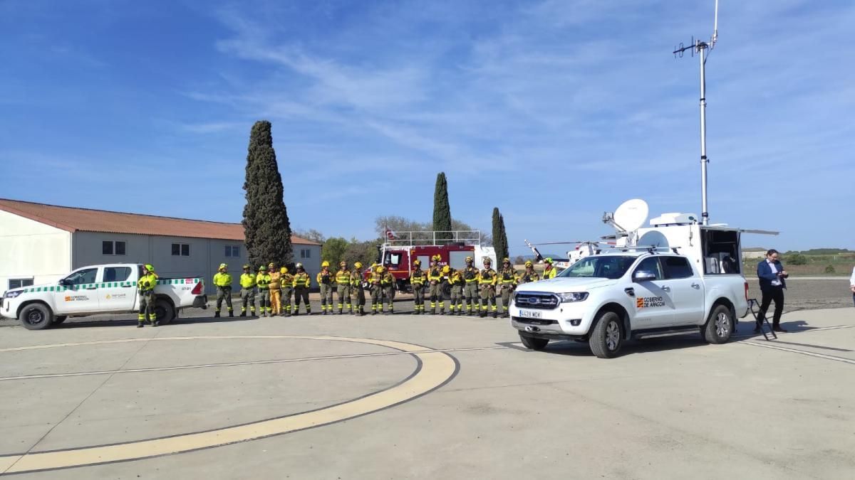 Imagen de archivo de cuando se implantó la Red Unificada de Emergencias de Aragón