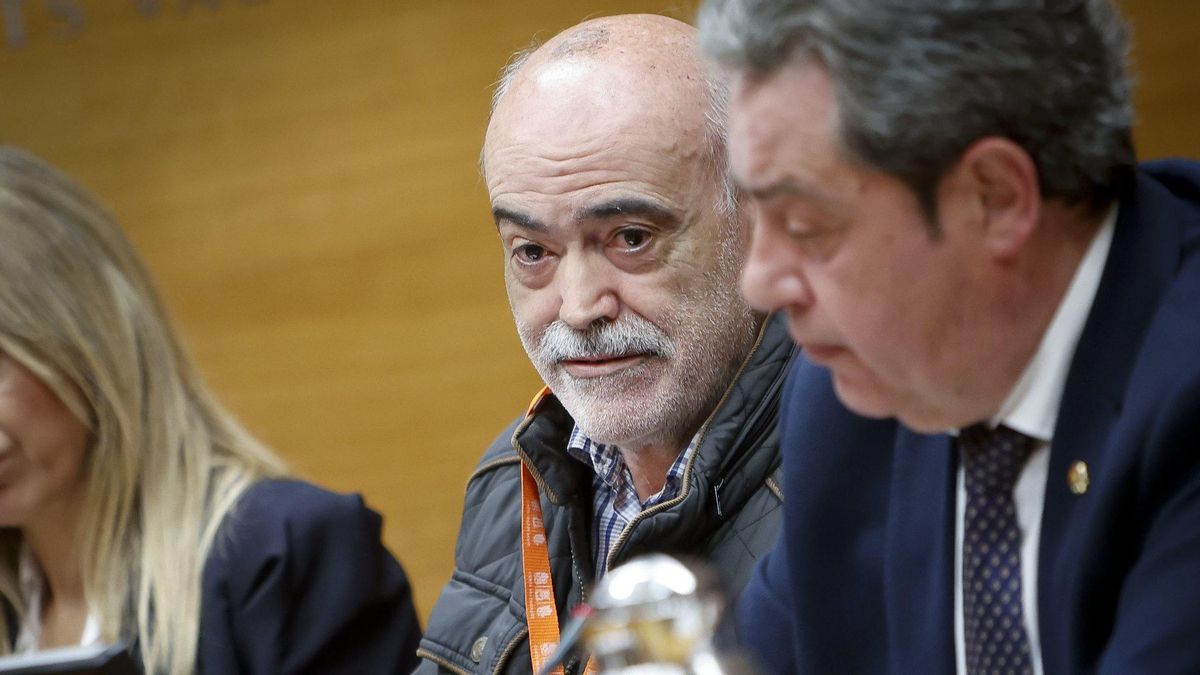Matías Alonso, durante su comparecencia en la Comisión de las Corts sobre la Ley de Concordia.