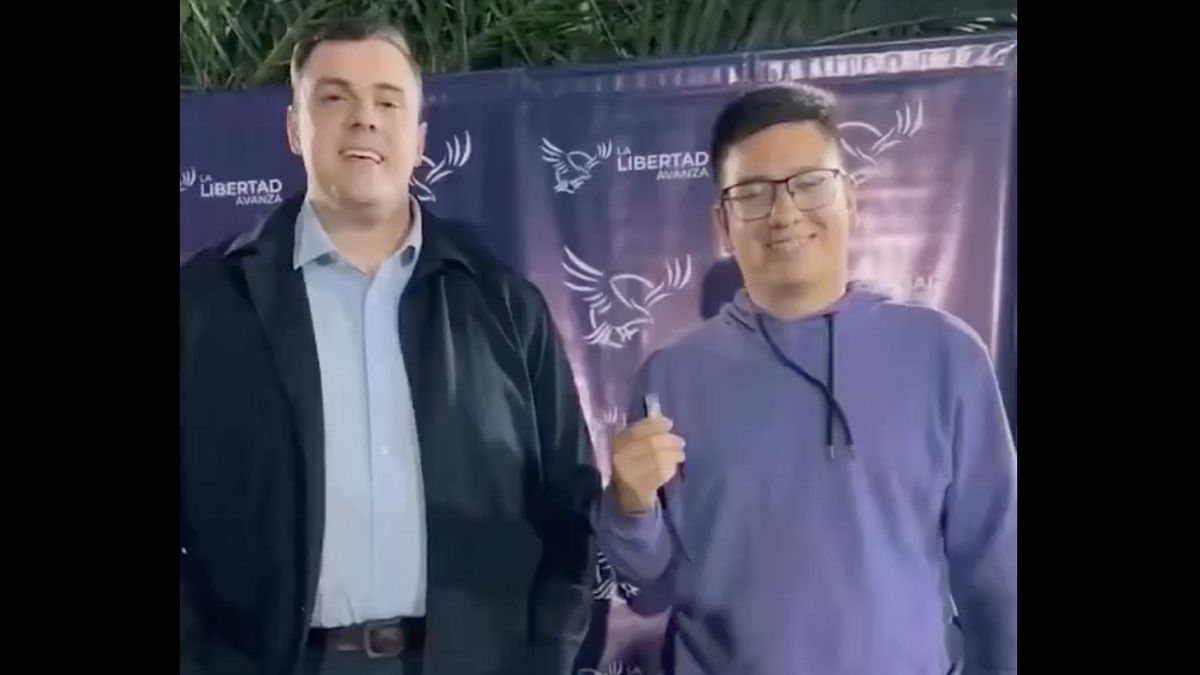 Daniel Parisini, alias El Gordo Dan, con el exconcejal Pablo López
