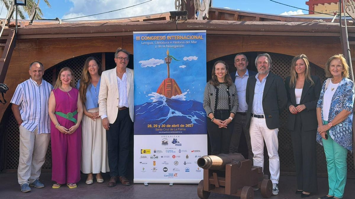 El escritor Vázquez Figueroa, protagonista  en La Palma del  III Congreso Internacional de Lengua, Literatura e Historia del Mar y de la Navegación