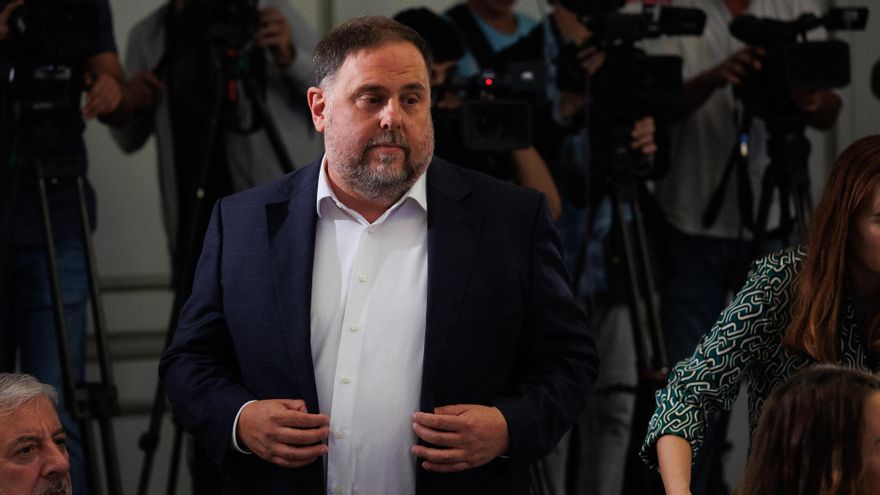 El presidente de Esquerra Republicana de Catalunya, Oriol Junqueras.