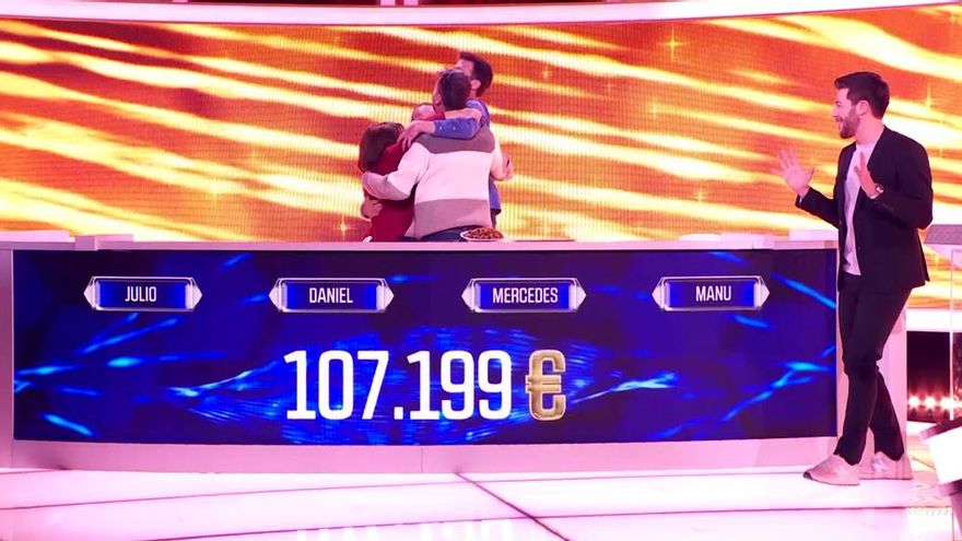 'El cazador' entregó el mayor premio de su historia, 107.199 euros, en una tarde emotiva y con historia de esperanza