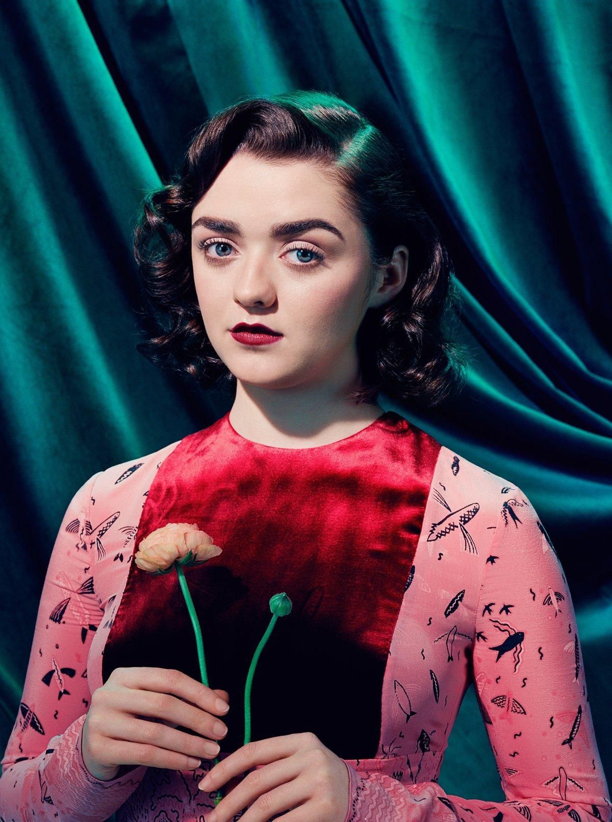 Maisie Williams (Arya) posa para Time