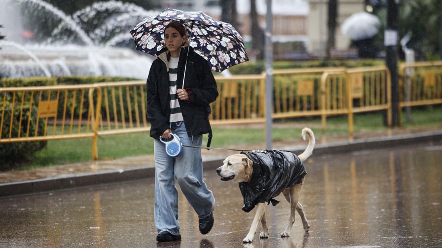 Nubes y lluvias, que pueden ser fuertes, en el tercio este peninsular y Baleares