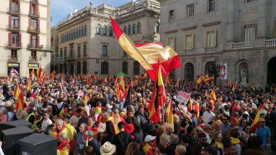 En Barcelona contra la amnistía
