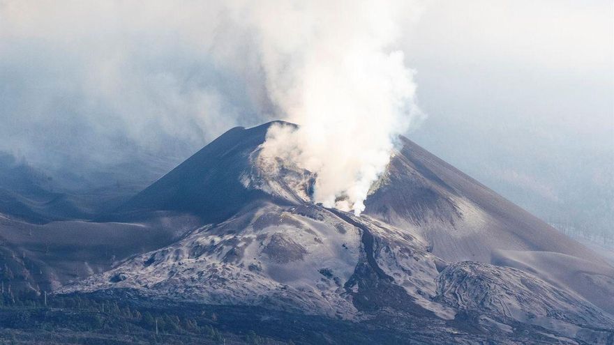 El terreno se eleva seis centímetros en las proximidades del volcán de La Palma