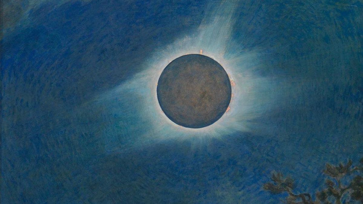 Eclipse solar de Howard Russell Butler, 1925.