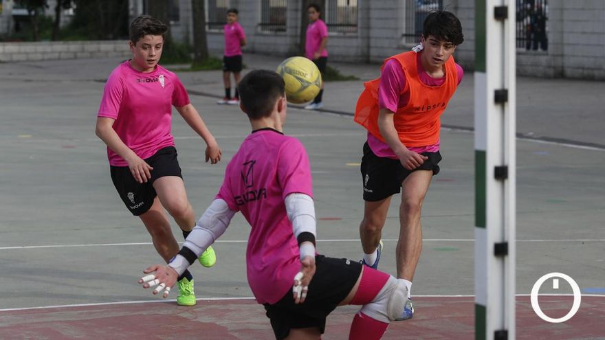 Entrenamiento de la cantera del Córdoba Patrimonio de la Humanidad