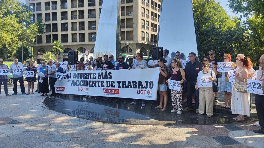 CCOO y UGT alertan de "la mala praxis preventiva" en las empresas, con 22 trabajadores fallecidos en Aragón en 2025