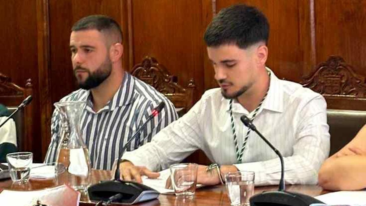 Bryan Martín y Daniel Rodríguez,  concejales del PSOE en El Paso.