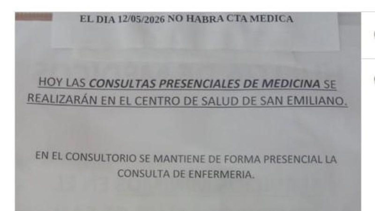 Cabrillanes alza la voz para denunciar que sumará previsiblemente dos semanas sin médico