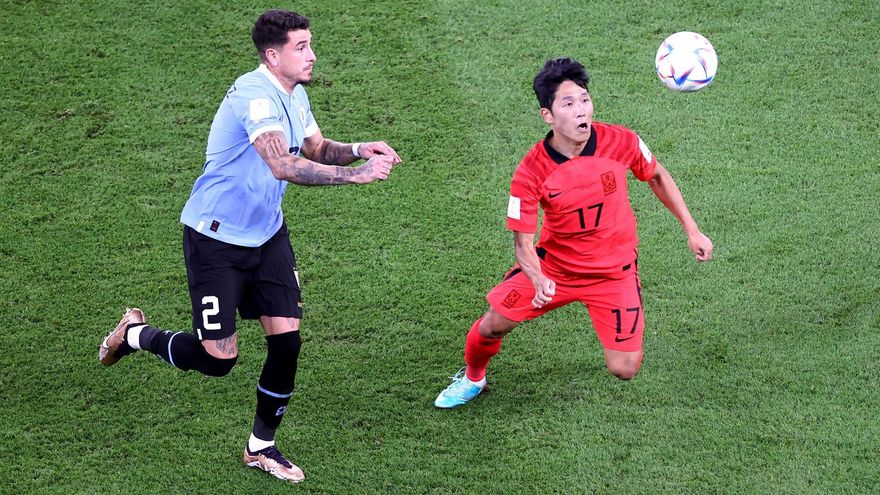 Los palos le negaron la victoria a Uruguay en el debut contra Corea del Sur