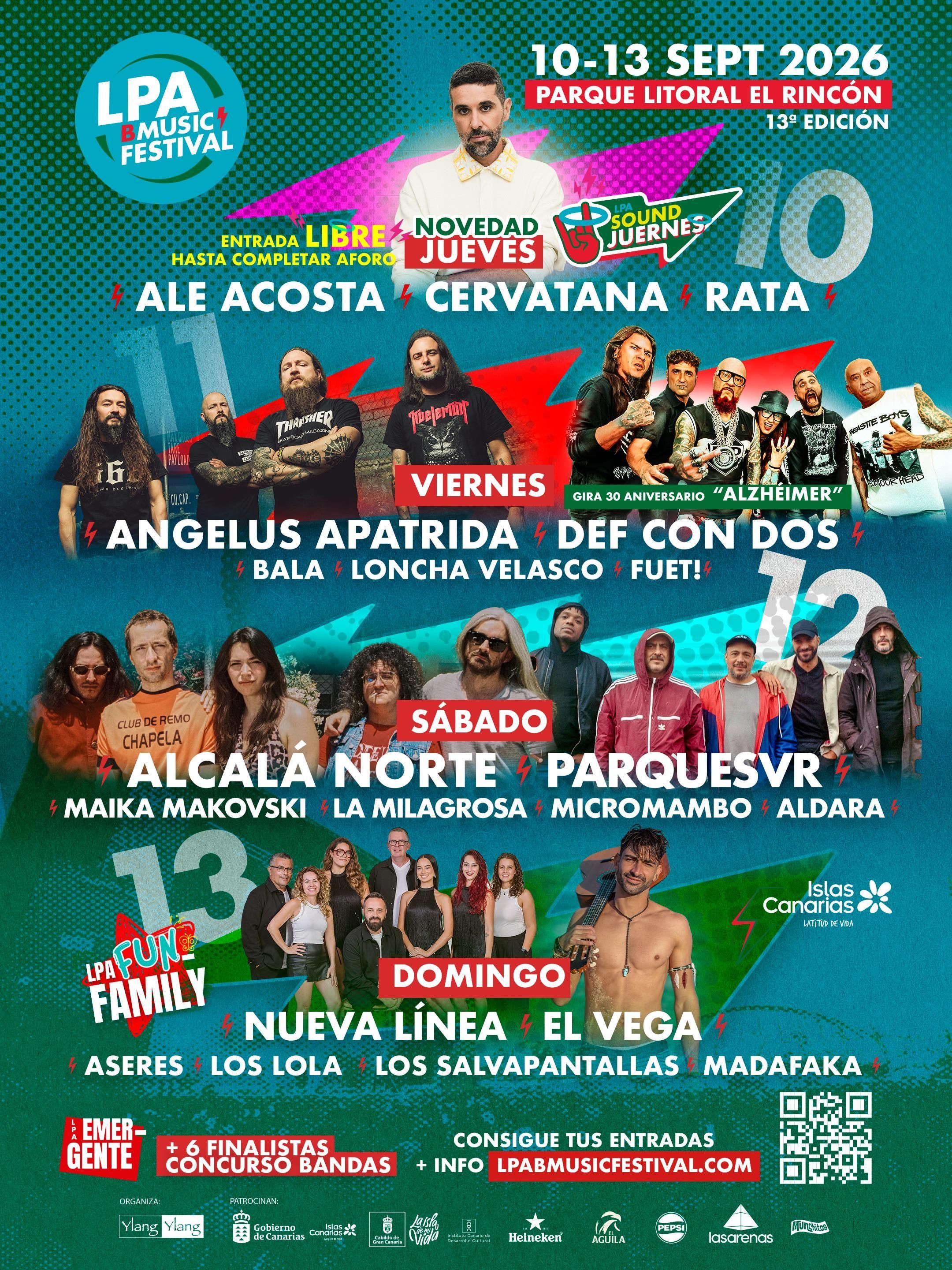 Cartel 13ª edición LPA Music Festival