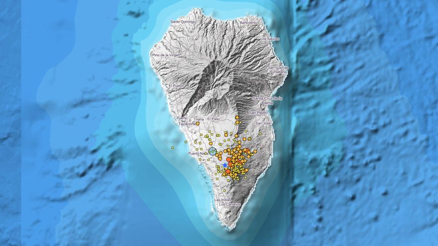 Registrados 19 sismos desde medianoche en La Palma y continúa la ausencia de actividad observable del volcán