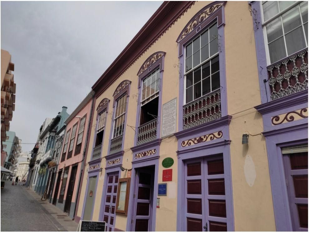 Casa donde vivió Juan Pérez Díaz en la calle Pérez de Brito de Santa Cruz de La Palma.
