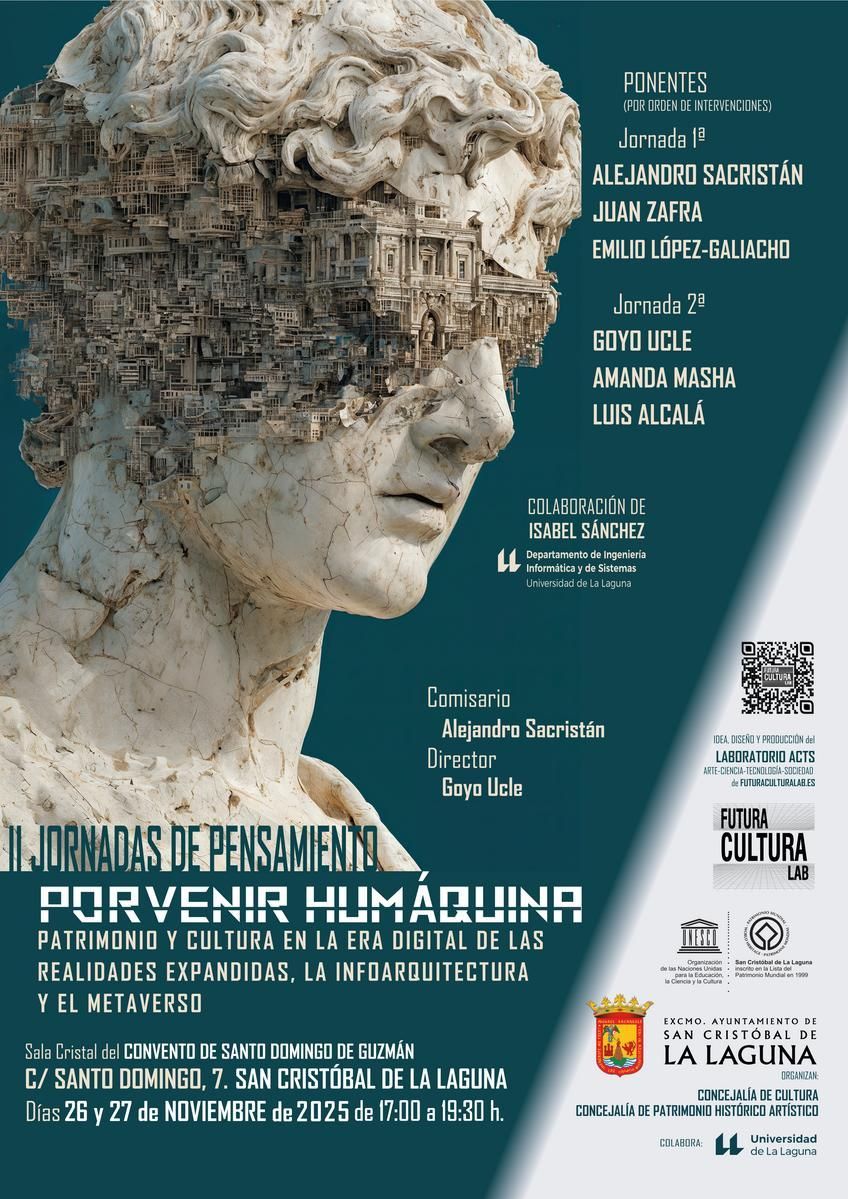 Cartel de las jornadas 'Porvenir Humáquina'.