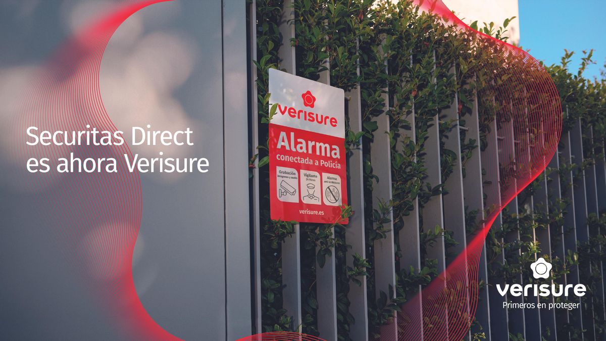 Imagen promocional del cambio de nombre de Securitas Direct a Verisure.