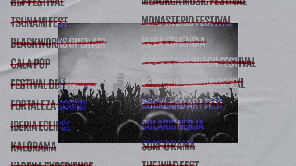 Del riesgo económico a las lluvias torrenciales o las olas de calor: más de 80 festivales de música cancelados este año