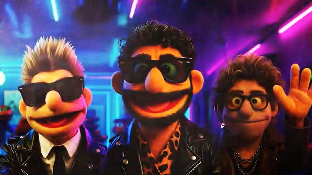 Grupo musical leonés Cosmética como Teleñecos.