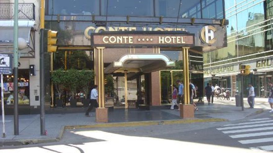 Hotel donde se hospedó el CD Tenerife en Buenos Aires y donde se produjo el robo.