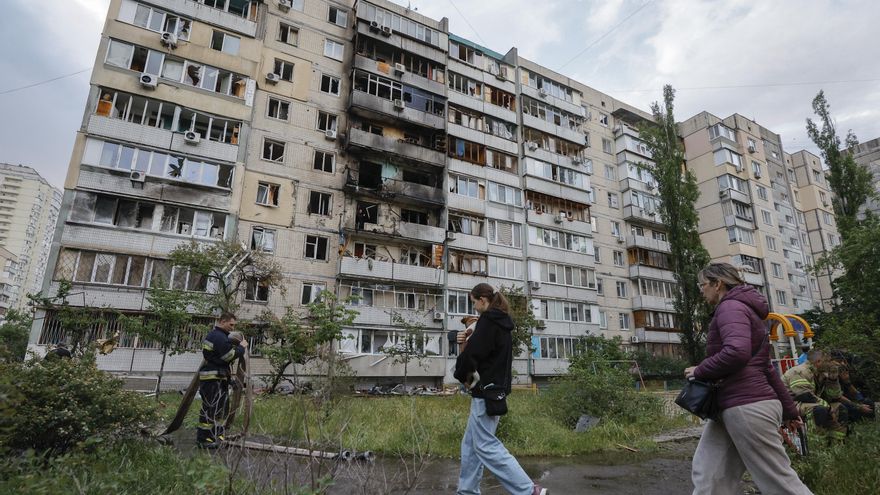 Zelenski informa de ataque a Kiev con misiles y drones y pide "mas presión sobre Rusia"