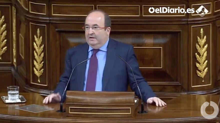 Miquel Iceta en el Congreso.