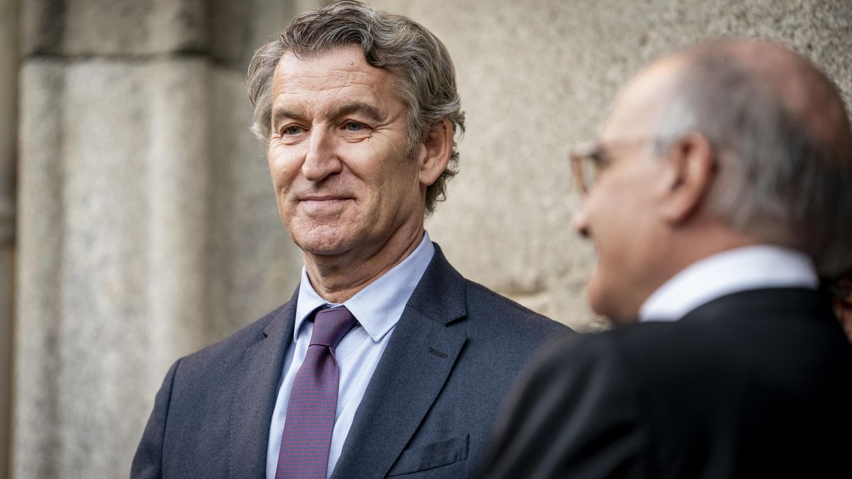 El presidente del Partido Popular, Alberto Núñez Feijóo