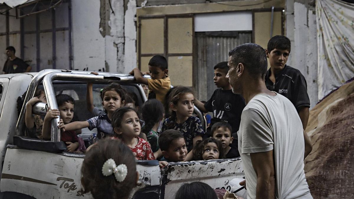 Niños en Gaza