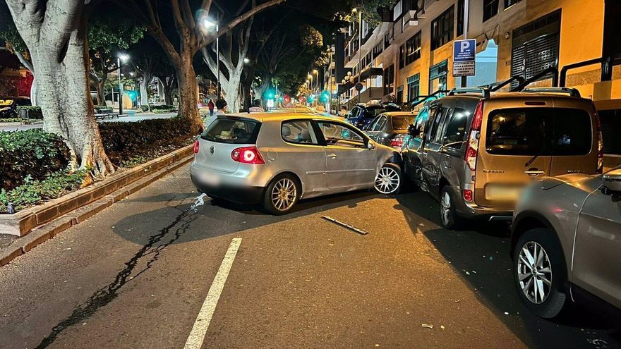 Conductores bajo los efectos del alcohol causan dos accidentes en Santa Cruz de Tenerife