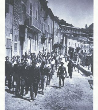 Presos republicans al Port de Sóller, dirigits per milicians voluntaris