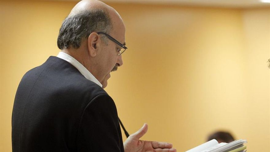 Plasencia, exconcejal de Santa Cruz, en la vista oral del juicio por el caso Siliuto