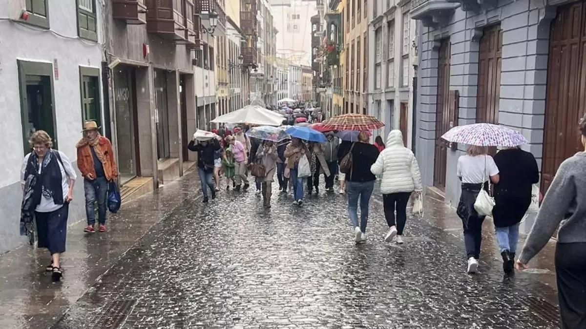 Lluvias este martes en el norte y este de La Palma