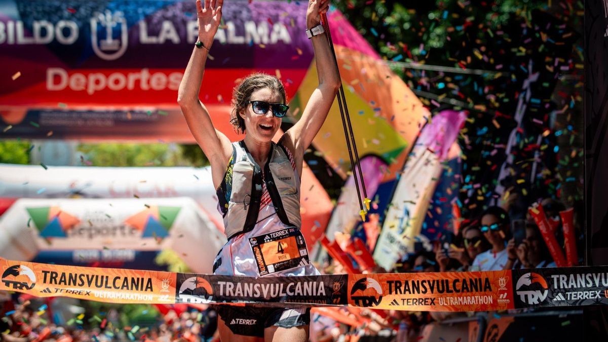 Ruth Croft, vencedora de la pasada edición de la Transvulcania.