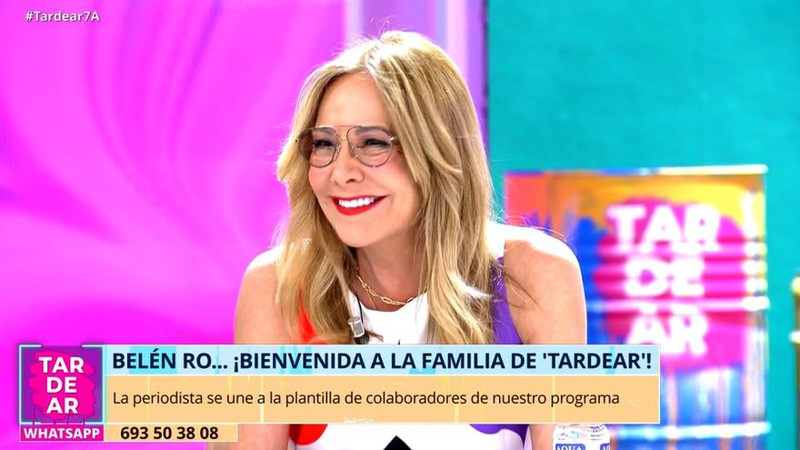 Belén Ro ficha por 'Tardear' tras su reaparición, y confiesa la sorpresa televisiva de su vida: "Me he enamorado locamente"