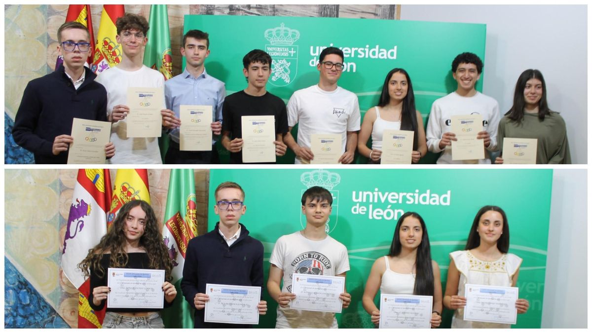 La educación pública copa los podios leoneses de las Olimpiadas de Física y de Química