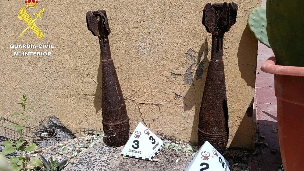 Localizados dos proyectiles de mortero con carga explosiva en una vivienda en Fuerteventura