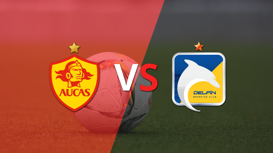 Aucas le ganó con claridad a Delfín por 2 a 0