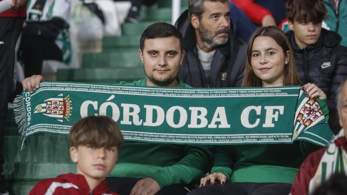 Grada Blanquiverde del Córdoba CF - RC Deportivo