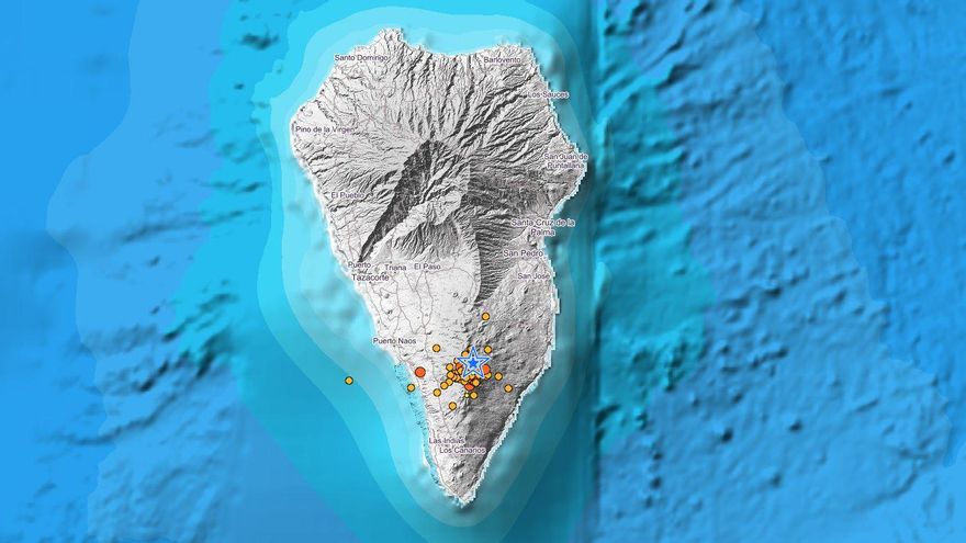 Últimos terremotos registrados por el IGN en La Palma