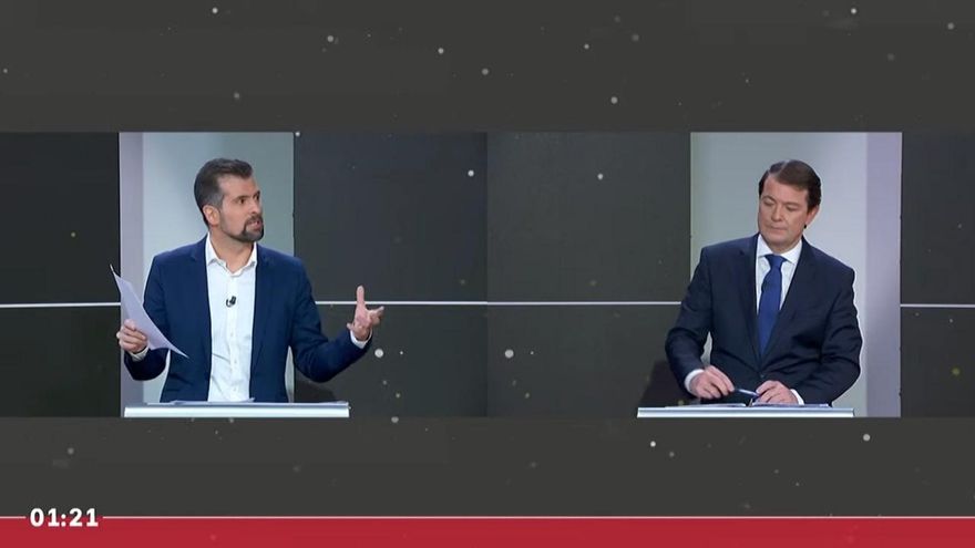 Luis Tudanca y Alfonso Fernández Mañueco