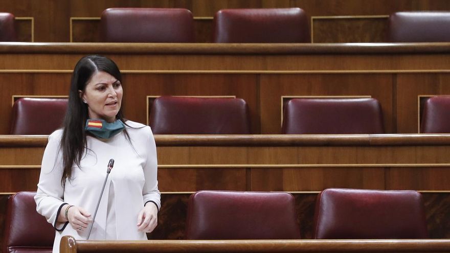 La diputada de Vox, Macarena Olona.