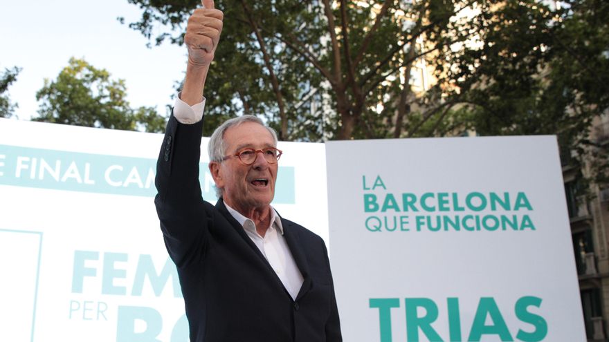 El candidato de JxCat a la alcaldía de Barcelona, Xavier Trias.
