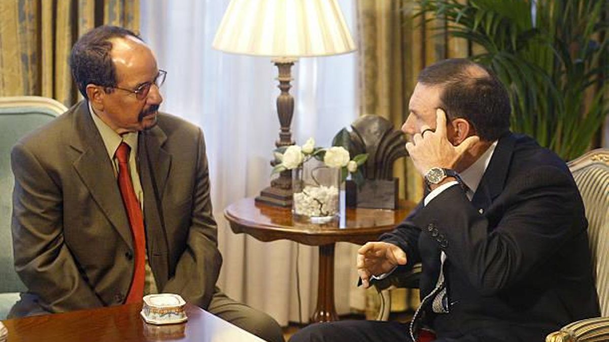 Mohamed Abdelaziz, en Ajuria Enea