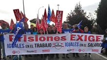 Manifestación de funcionarios de prisiones