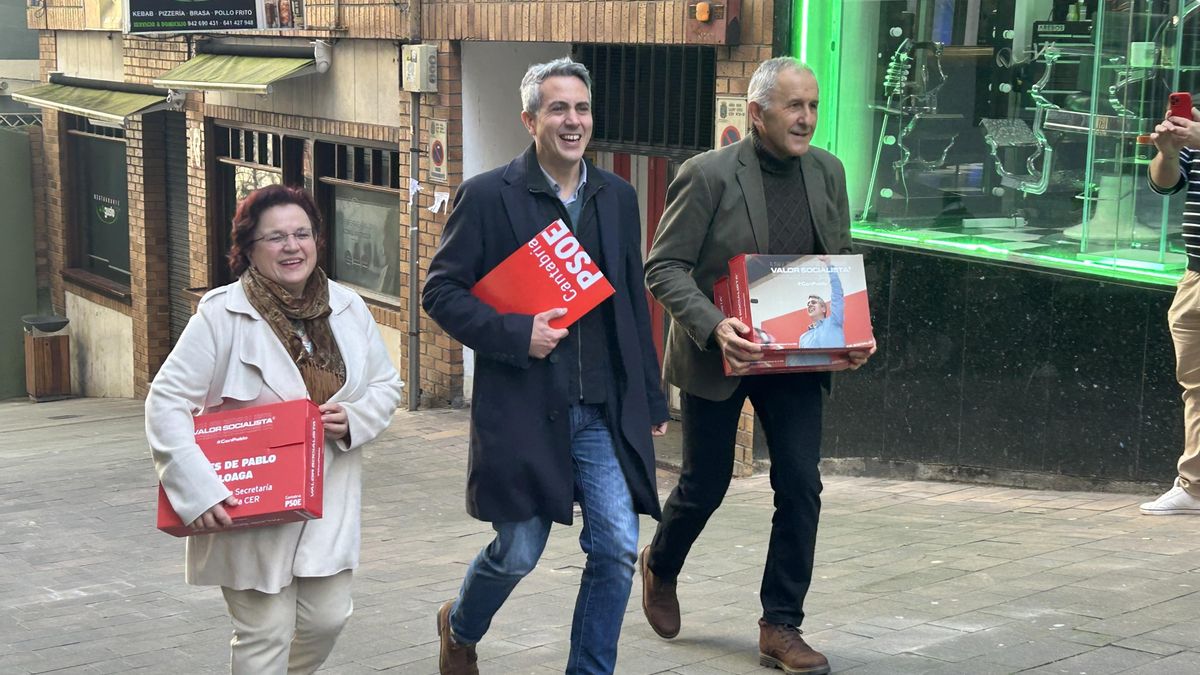 Zuloaga presenta los avales de su candidatura.