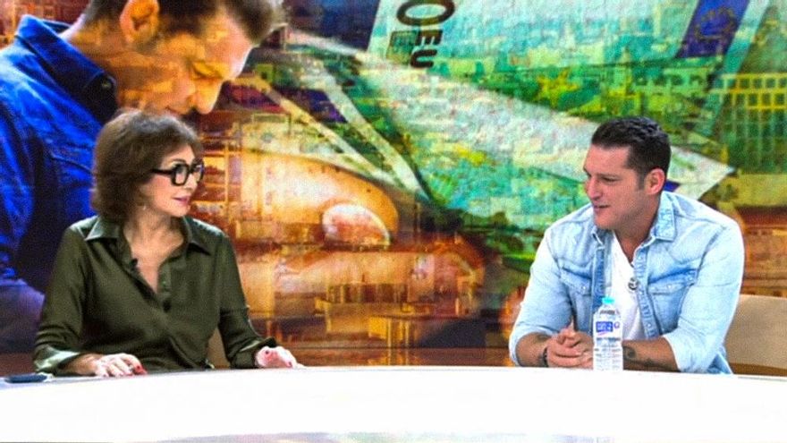 Ana Rosa lleva a plató a Manu Tenorio y le da "apoyo" en el conflicto con sus inquilinos: "Llámame cuando se arregle"