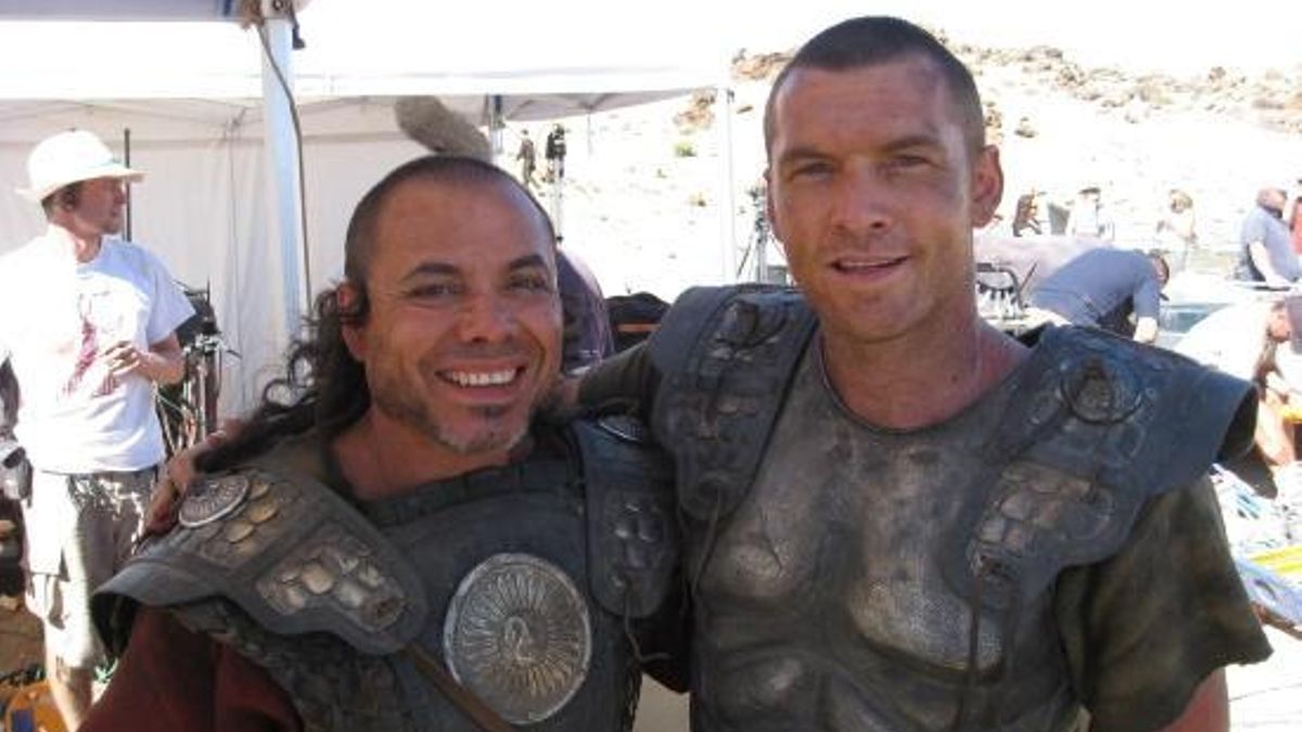 Justo Diéguez en 'Furia de Titanes' con Sam Worthington.